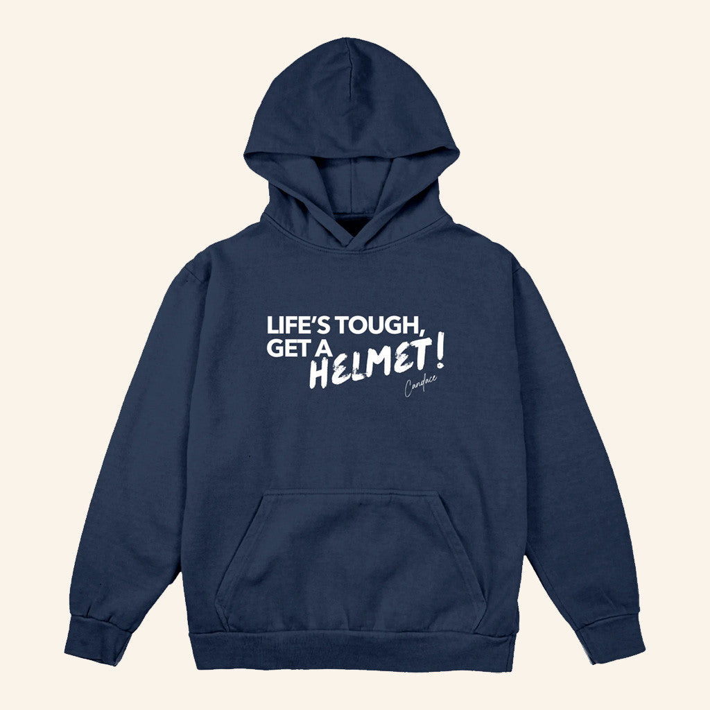 Candace Owens Merch Life's Tough Get A Helmet Hoodie Christmas Gifts For Husband - Thriftgiftshop