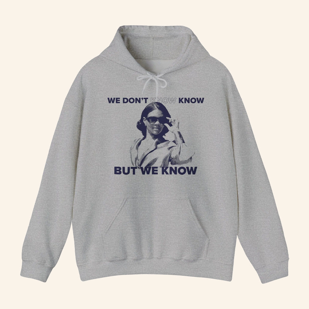 Candace Owens Merch We Know Glasses Hoodie Gift Ideas For Wife - Thriftgiftshop