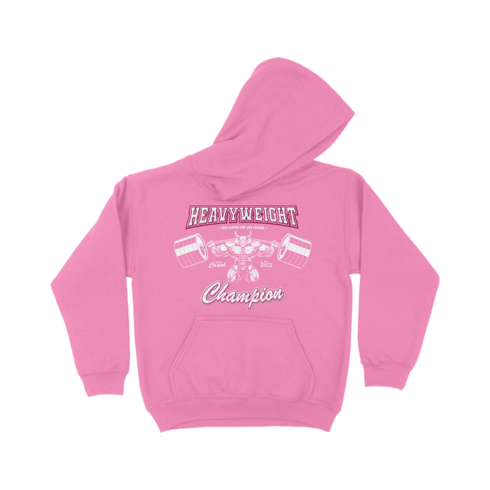 Caseoh Merch Pink Heavyweight Hoodie Caseoh Hoodie Gifts For Game Fans Gift for Dad - Thriftgiftshop