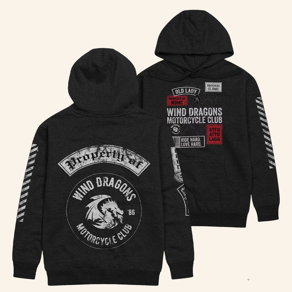 Chantal Fernando Merch Wind Dragons Motorcycle Club Hoodie Gifts For Friends - Thriftgiftshop