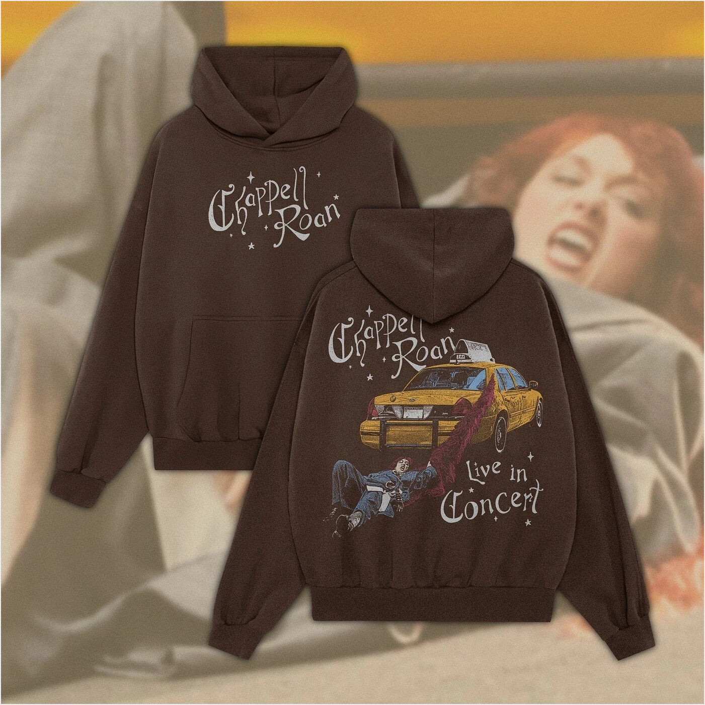 Chappell Roan Visions Of Damsels & Other Dangerous Things Tour 2025 Merch Hoodie Gifts For Besties - Thriftgiftshop