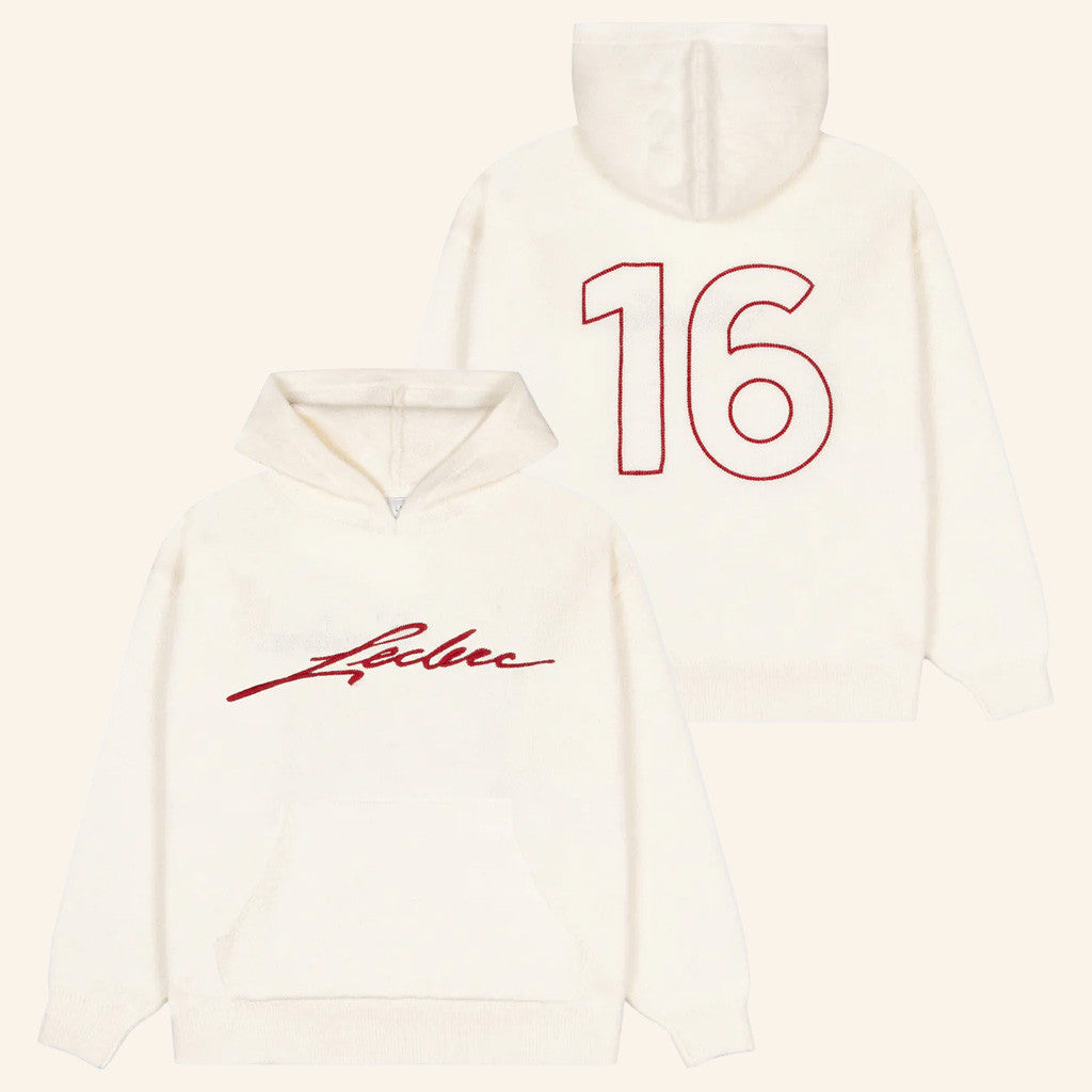 Charles Leclerc Merch 16 Leclerc Signature Hoodie CL16 Merch Gifts For Husband - Thriftgiftshop