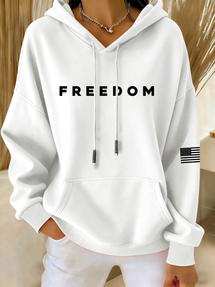 Charlie Kirk Merch Freedom Hoodie Charlie Kirk Turning Point USA Hoodie Gifts For Husband - Thriftgiftshop