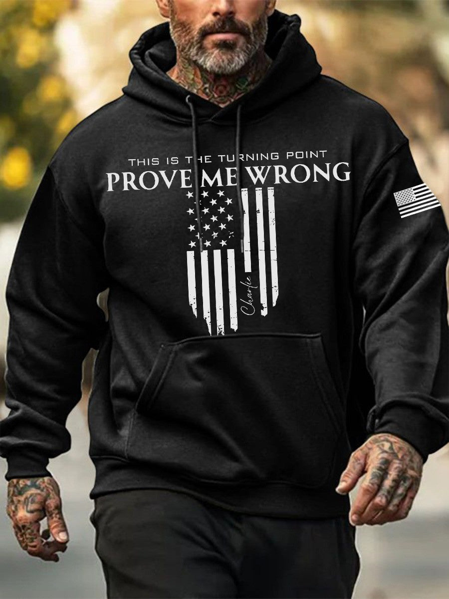 Charlie Kirk This Is The Turning Point Hoodie Prove Me Wrong Turning Point Merch Gifts - Thriftgiftshop