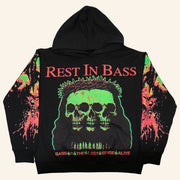 Che Merch C3 Black Hoodie Rest In Bass Hoodie Gifts Ideas For Rap Lovers - Thriftgiftshop