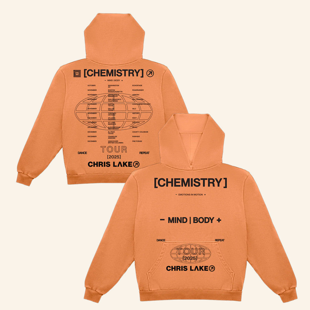 Chris Lake Merch Chemistry Tour Hoodie Chemistry Album Tour 2025 Apparel Fan Merch Girlfriend Gift - Thriftgiftshop