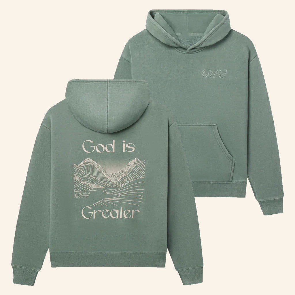 Christian Merch God Is Greater Hoodie Husband Christmas Gift Ideas - Thriftgiftshop