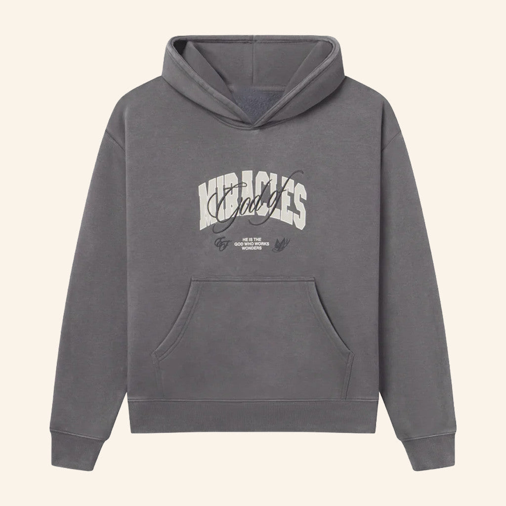 Christian Merch God of Miracles Hoodie Christmas Presents For Him - Thriftgiftshop