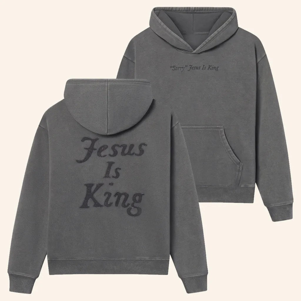 Christian Merch Not Sorry Jesus Is King Hoodie Best Christmas Gifts For Dad - Thriftgiftshop