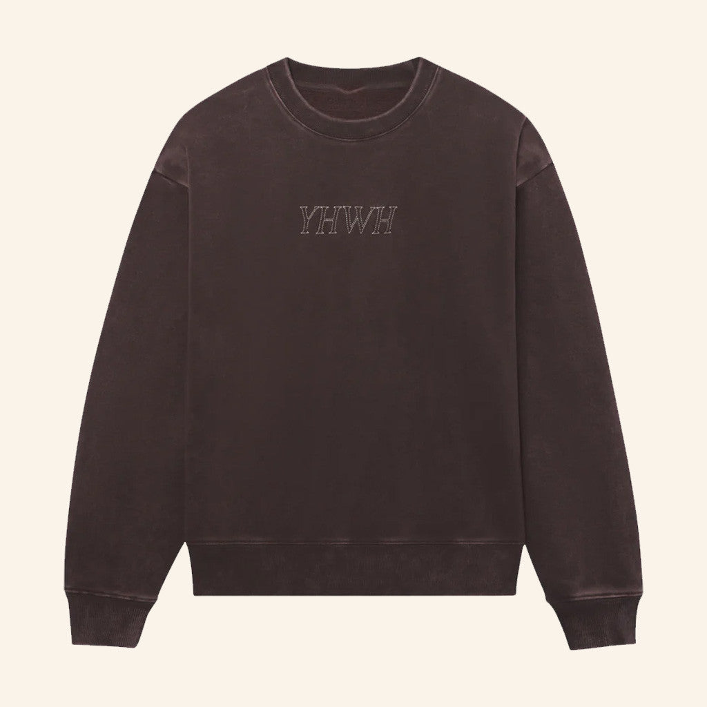 Christian Merch YHWH Crewneck Sweatshirt Christian Gifts For Boyfriend - Thriftgiftshop