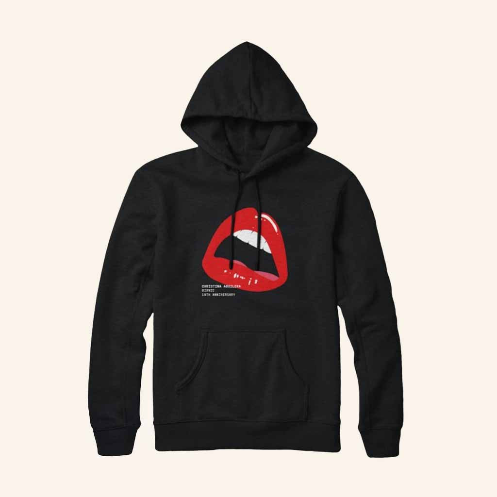 Christina Aguilera Merch Bite Me Hoodie Christmas Gift Ideas For Friend - Thriftgiftshop
