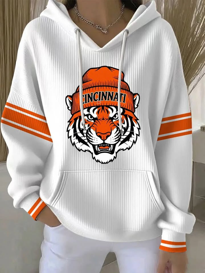 Cincinnati Football Hoodie Game Day Hoodie CB Merch Gift For Football Lovers - Thriftgiftshop