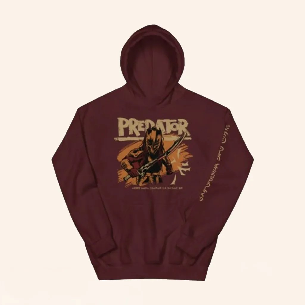 Cinemark Merch Badlands Yautja Hoodie Best Gifts For Brother - Thriftgiftshop