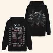 City Morgue Merch Bombs In The Mail Tour Dog Hoodie Gifts For Hip Hop Fans - Thriftgiftshop