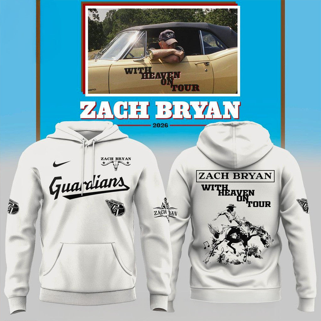 Cleveland Guardians x Jack Bryan With Heaven On Tour Hoodie Guardians Merch Gifts For Fans - Thriftgiftshop