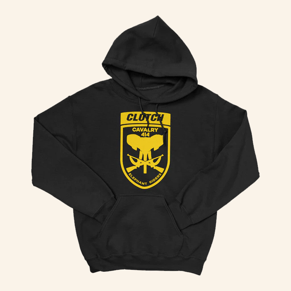Clutch Merch Cavalry Black Hoodie Christmas Presents For Boyfriend - Thriftgiftshop