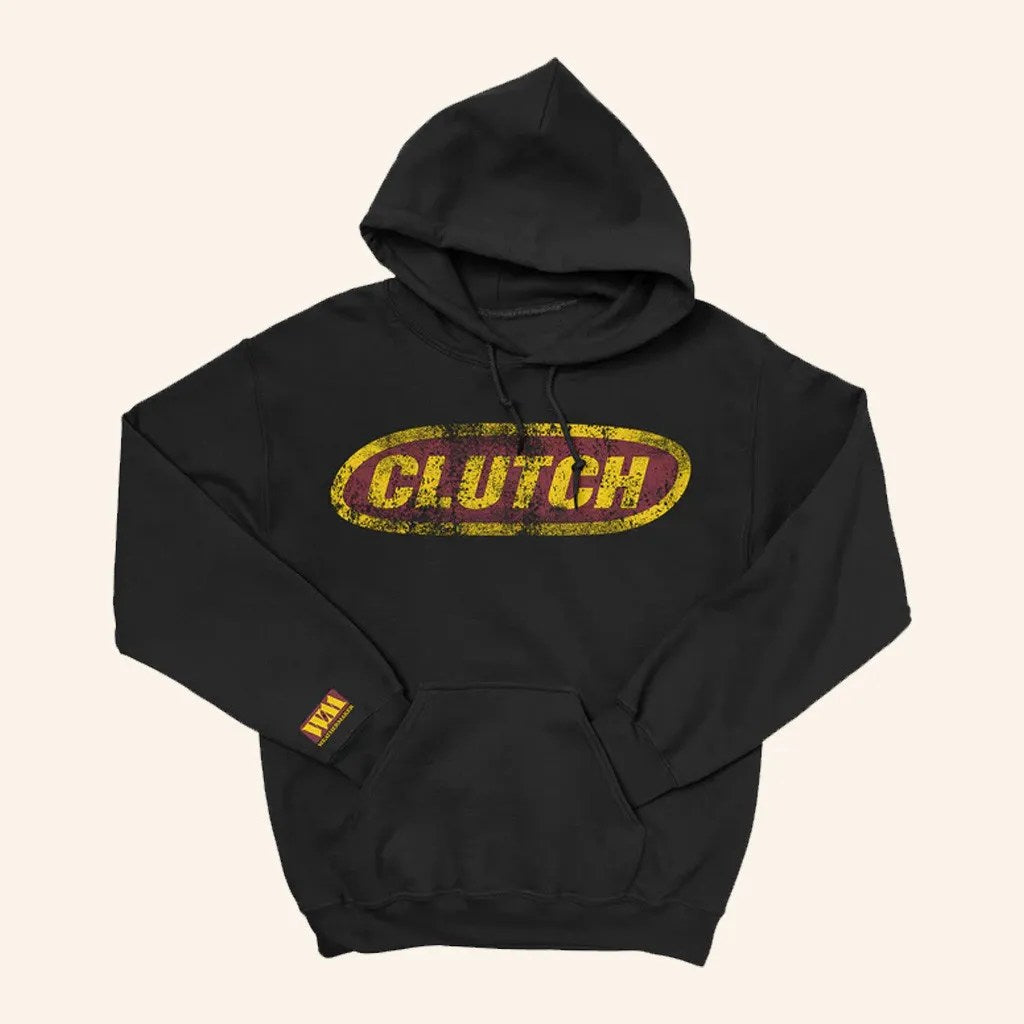 Clutch Merch Classic Logo Distressed Hoodie Xmas Gifts For Him - Thriftgiftshop
