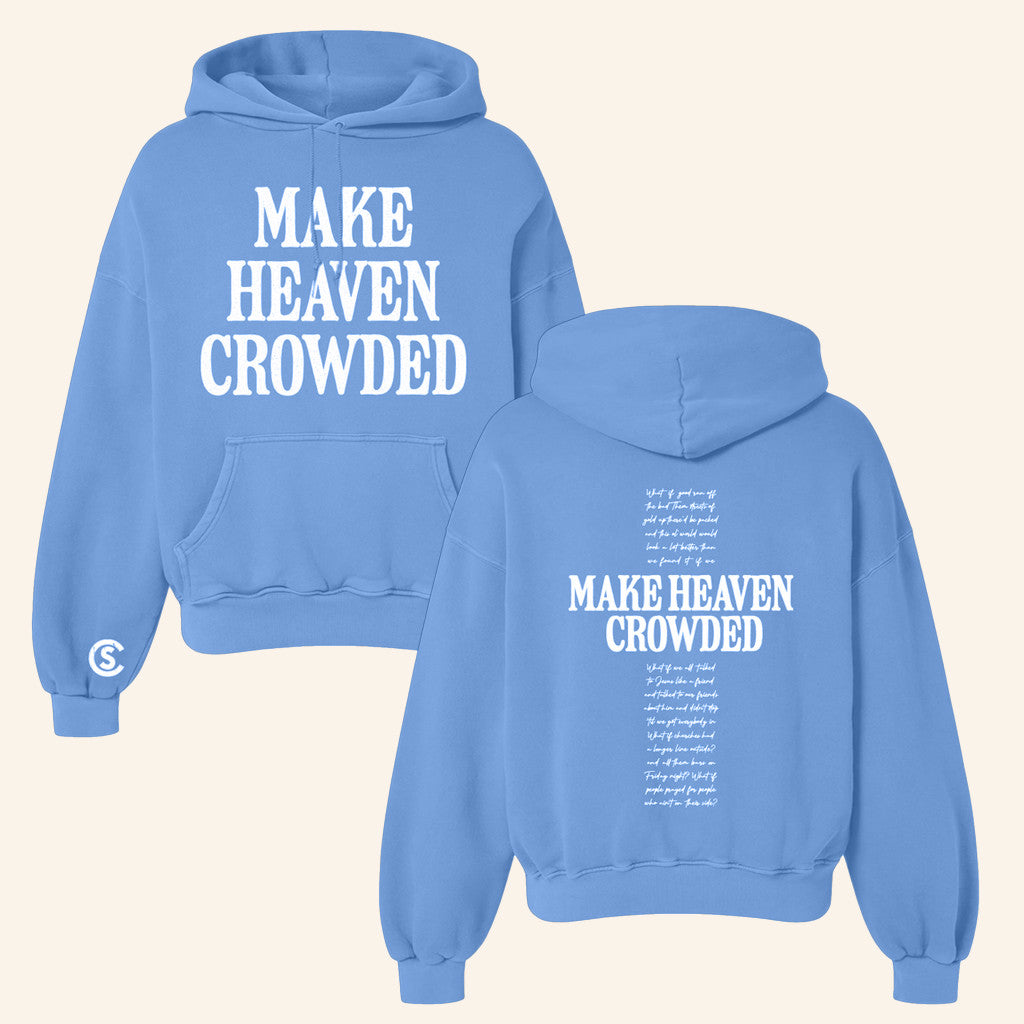 Cole Swindell Merch Blue Make Heaven Crowded Hoodie Best Gifts For Music Lovers - Thriftgiftshop