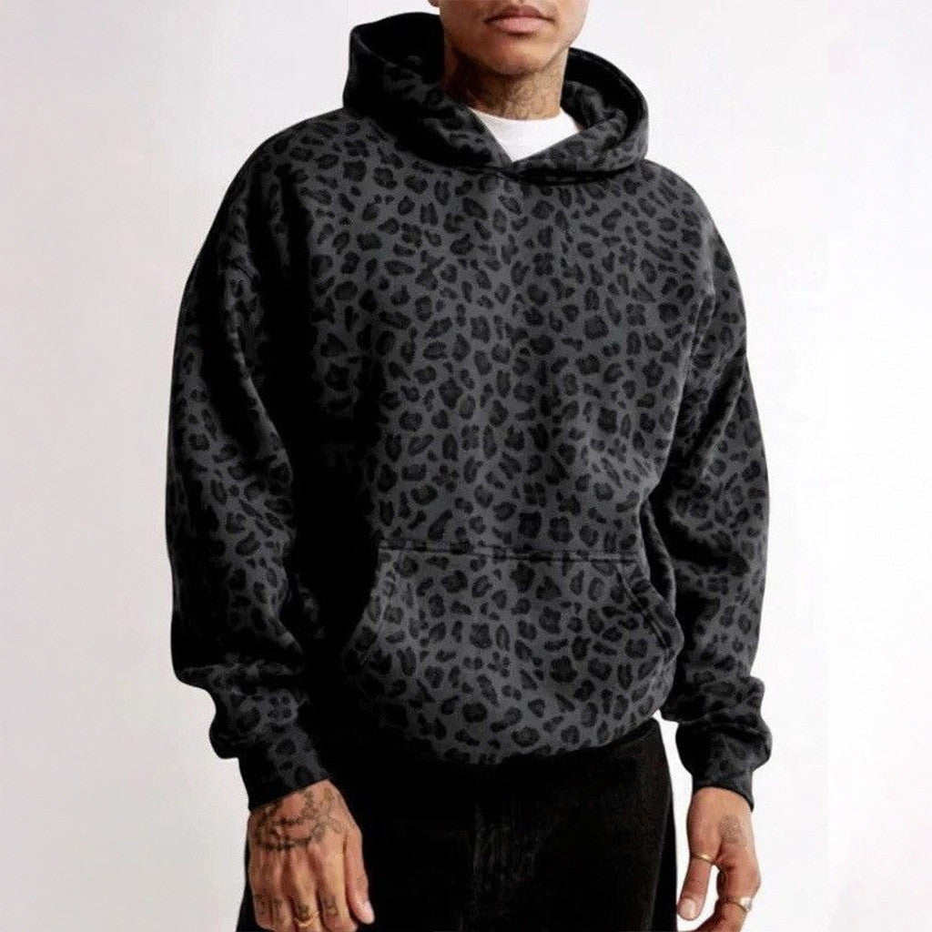 Comfort Leopard Hoodie Black Best Gifts For Boyfriend - Thriftgiftshop