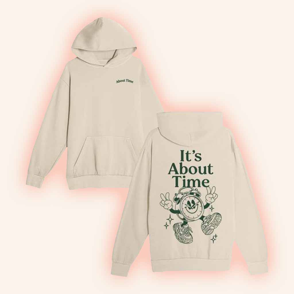 Connor Price Merch It's About Time Hoodie Best Christmas Gifts For Wife - Thriftgiftshop