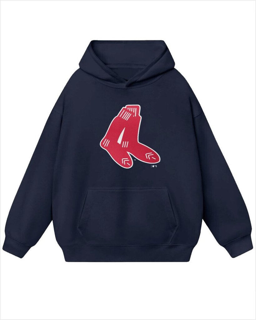 Cooperstown Collection Boston Red Sox Team Logo Hoodie Gifts For Besties Merch Clothing - Thriftgiftshop