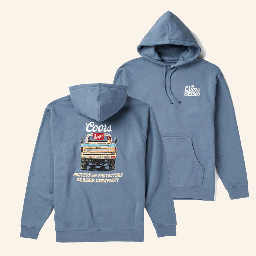 Coors Banquet Merch Seager X Coors Banquet Bumper Hoodie Christmas Gifts For Husband - Thriftgiftshop