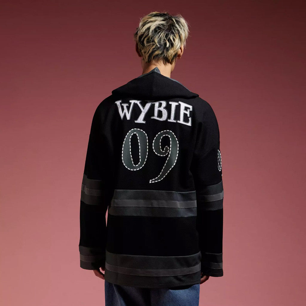 Coraline Merch Coraline Wybie Hooded Hockey Jersey Xmas Gifts For Him - Thriftgiftshop