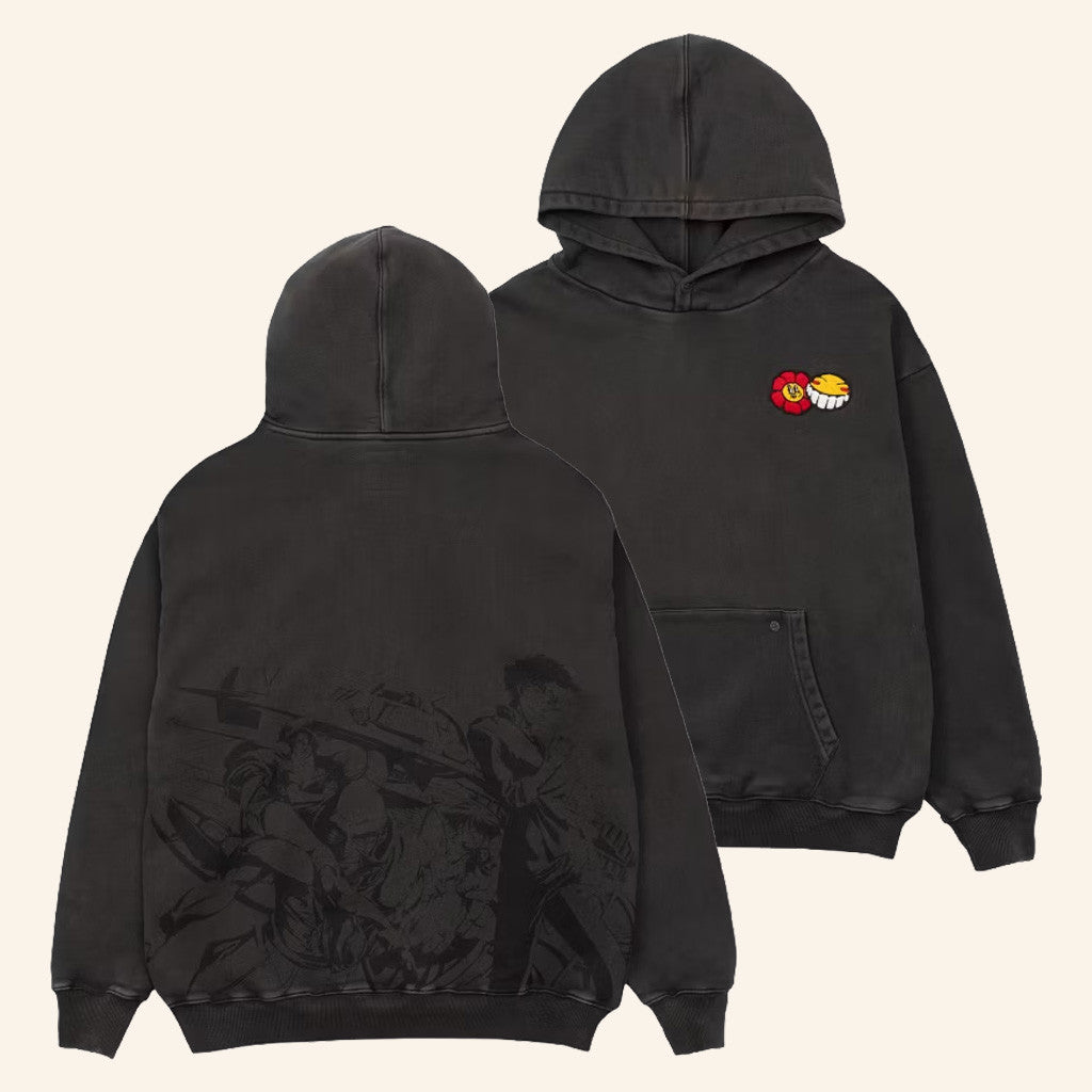 Cowboy Bebop x Ludwig Merch Space Cowboy Wash Hoodie Gifts For Husband - Thriftgiftshop