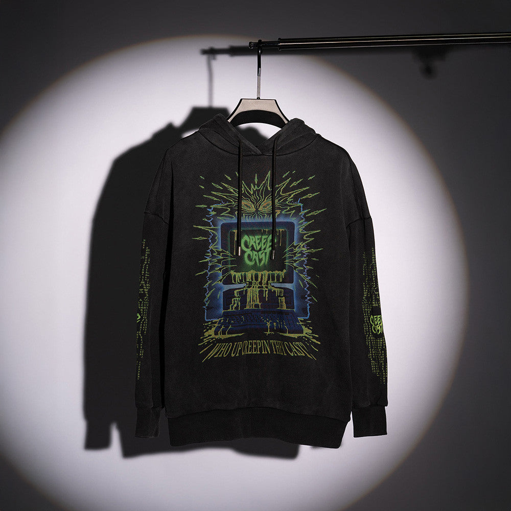 Creepcast Merch Hoodie Creep Cast Hoodie Who Up Creepin Birthday Gift for Husband - Thriftgiftshop