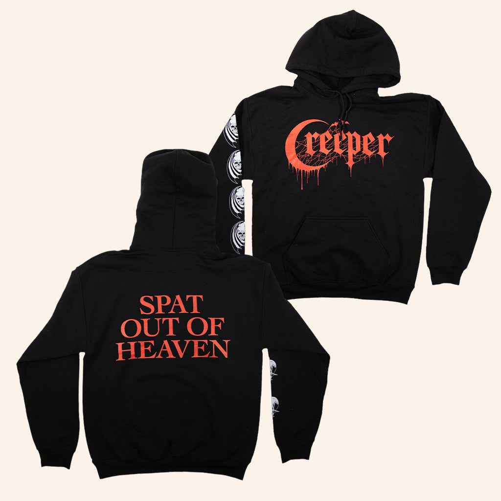 Creeper Cult Merch Spat Out Of Heaven Hoodie Gifts For Music Enthusiasts - Thriftgiftshop