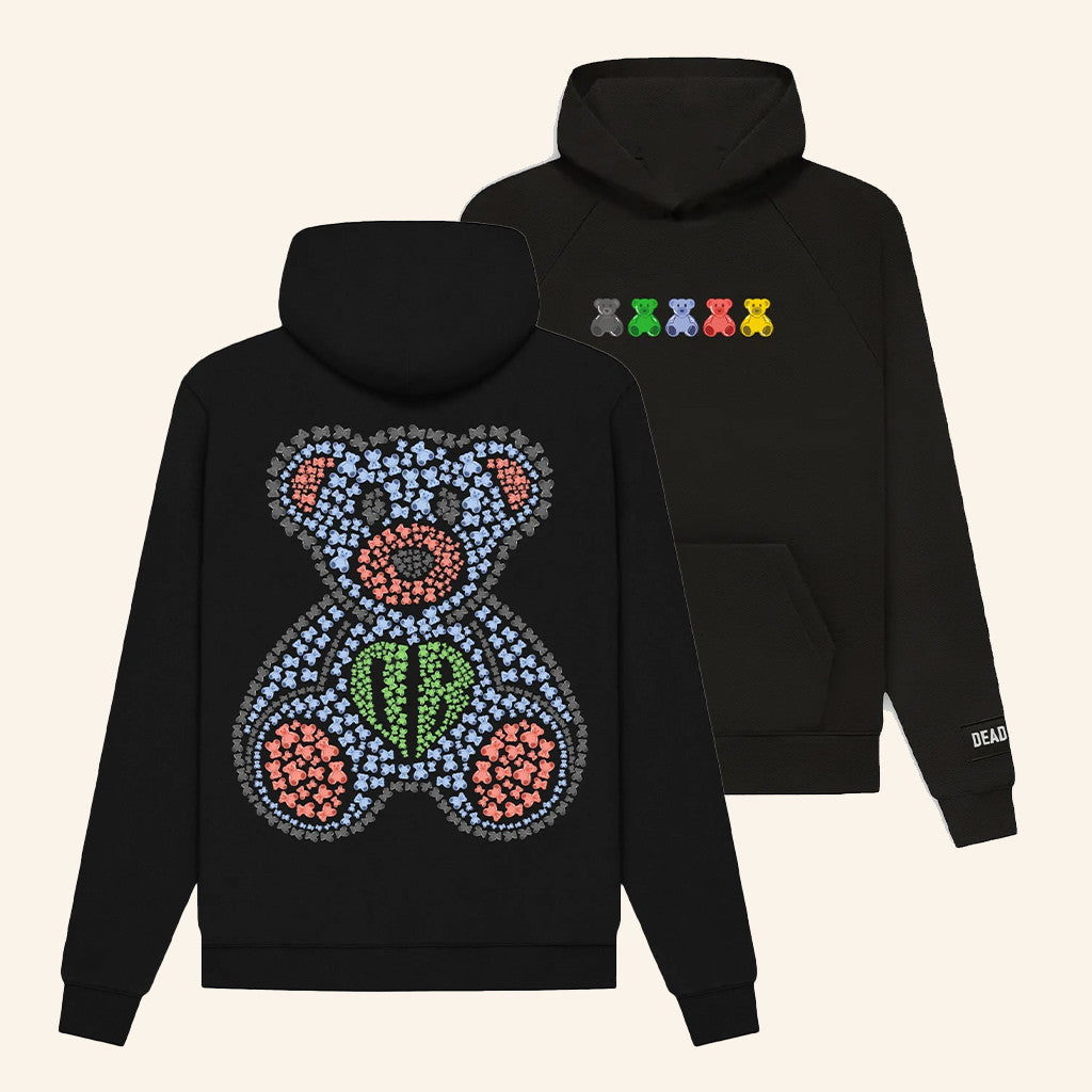 Crepdog Crew Merch Deadbear Gummy Bear Hoodie Great Gifts For Sisters - Thriftgiftshop