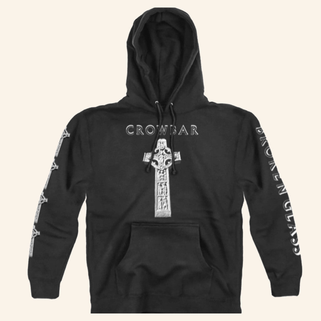 Crowbar Merch Crowbar Cross Hoodie Birthday Ideas For Husband - Thriftgiftshop