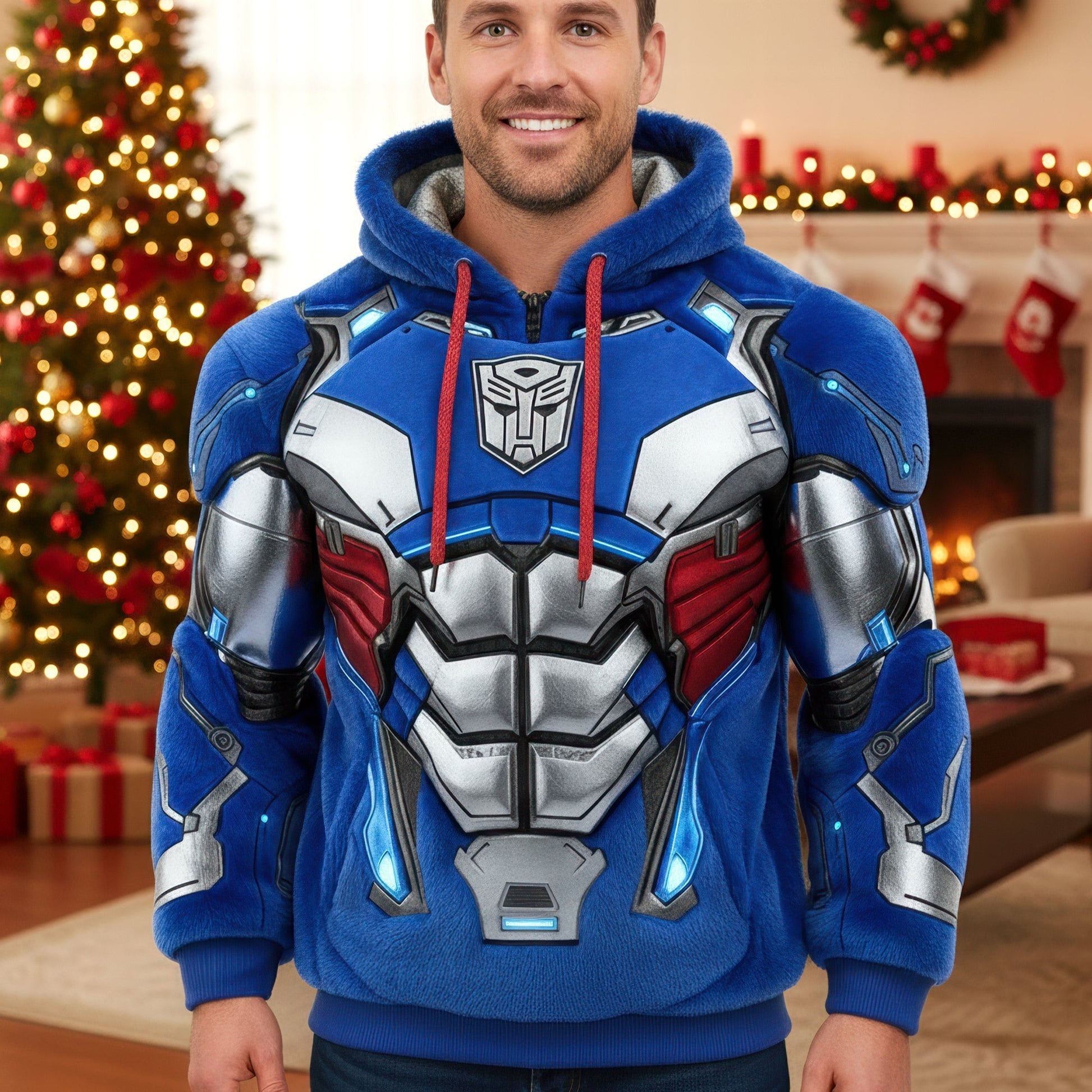 Cyber Armor 3d Hoodie - Christmas Gifts - Secret Santa Gifts Funny Ideas - Thriftgiftshop