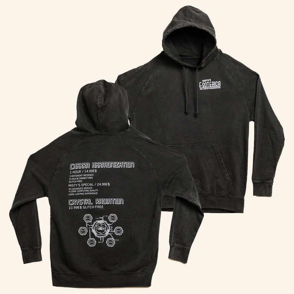 Cyberpunk 2077 Merch Cyberpunk 2077 Misty's Esoterica Wash Hoodie Gifts For Husband - Thriftgiftshop