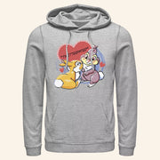 D Valentines Merch Bambi Thumper Loves Miss Bunny Twitterpated Hoodie Gifts For Husband - Thriftgiftshop