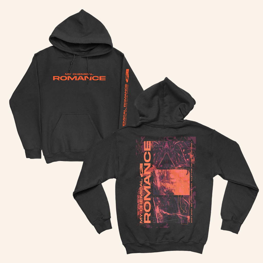 Damaged Society Merch Romance Bullets Hoodie Gift Ideas For Brother - Thriftgiftshop
