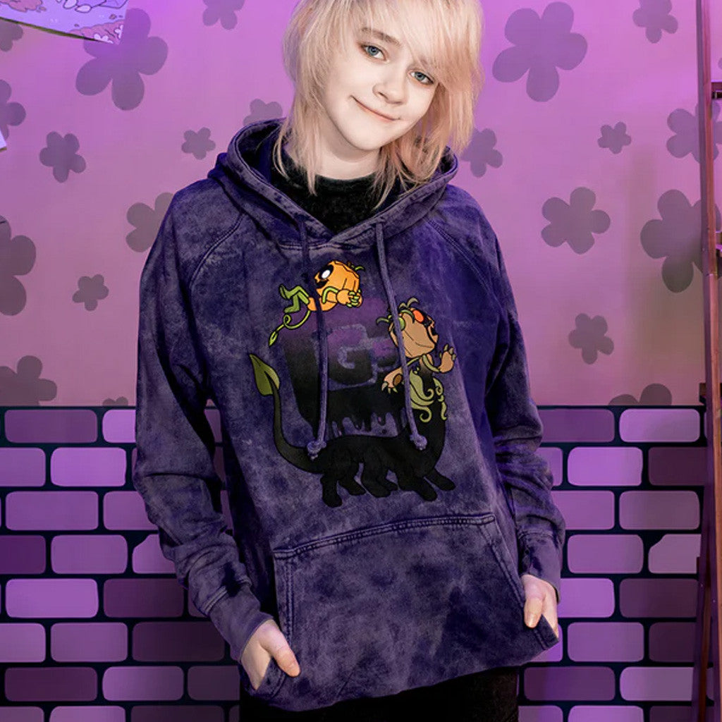 Dandy's World Merch CG5 Gourdy Stained Glass Vintage Wash Hoodie Gifts For Friends - Thriftgiftshop