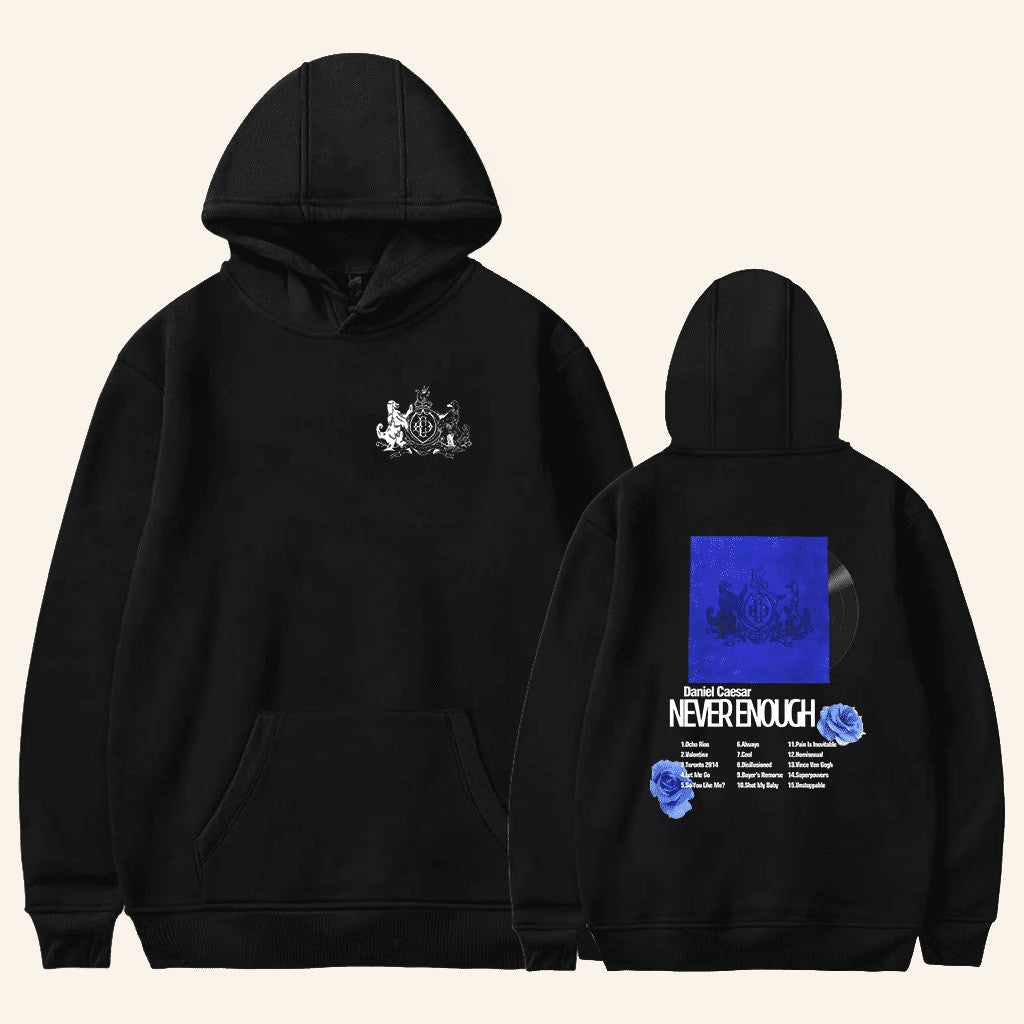 Daniel Caesar Merch Never Enough Hoodie Cool Gifts For Music Lovers - Thriftgiftshop