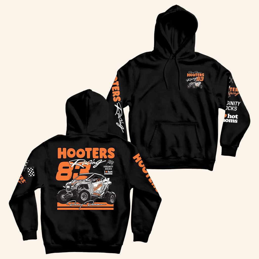 Danny Duncan Merch Rzr Hooters Racing Black Hoodie Top Christmas Gifts For Men - Thriftgiftshop