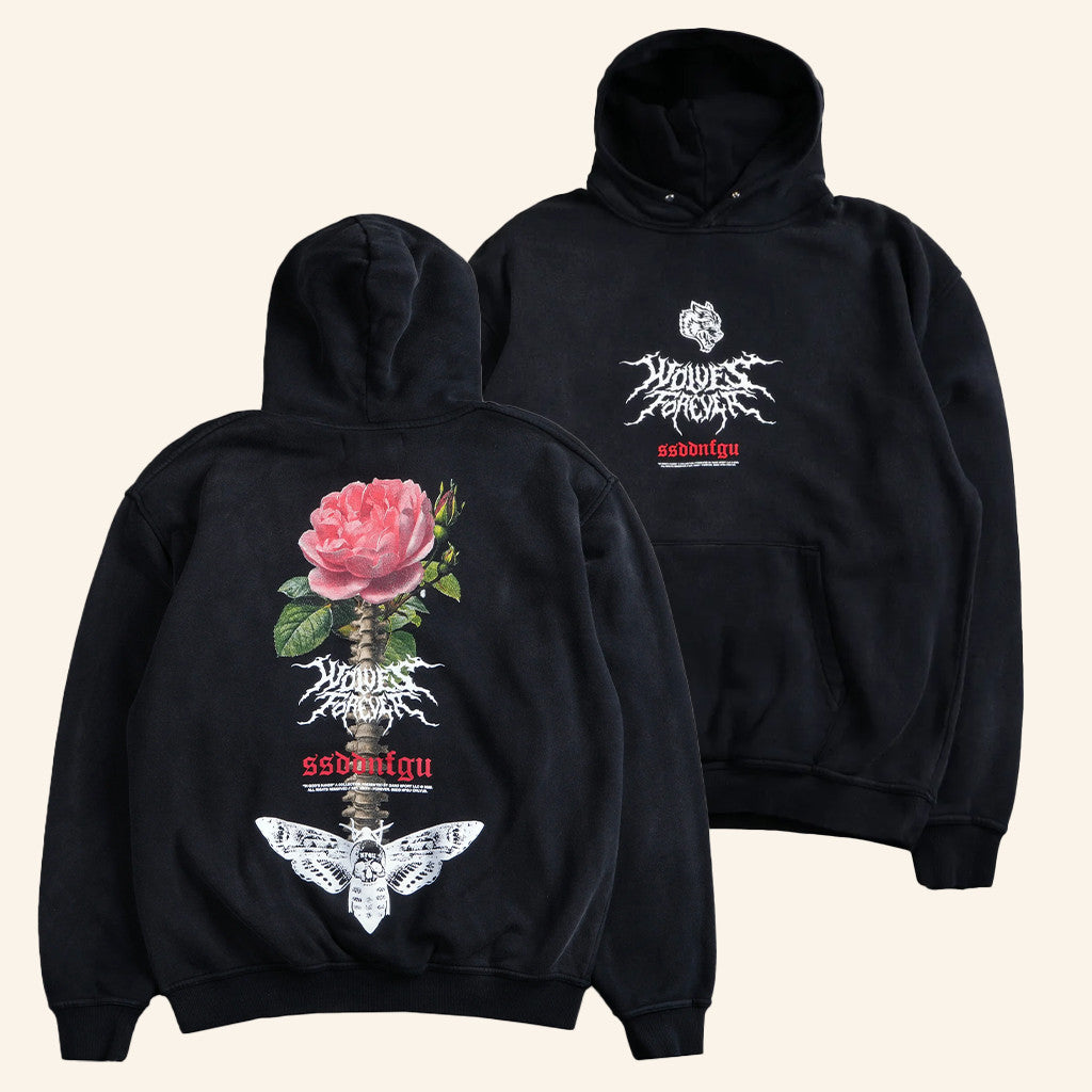 Darc Sport Merch Mori Rose Hoodie Wolves Forever Hoodie Gifts Ideas For Friends - Thriftgiftshop