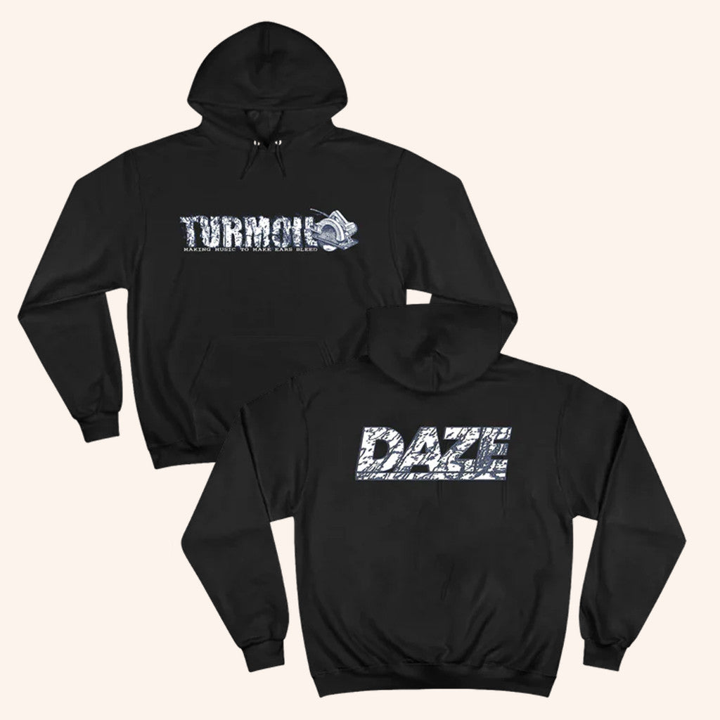 Daze Style Merch Turmoil Ears Bleed Champion Hoodie Birthday Ideas For Husband - Thriftgiftshop