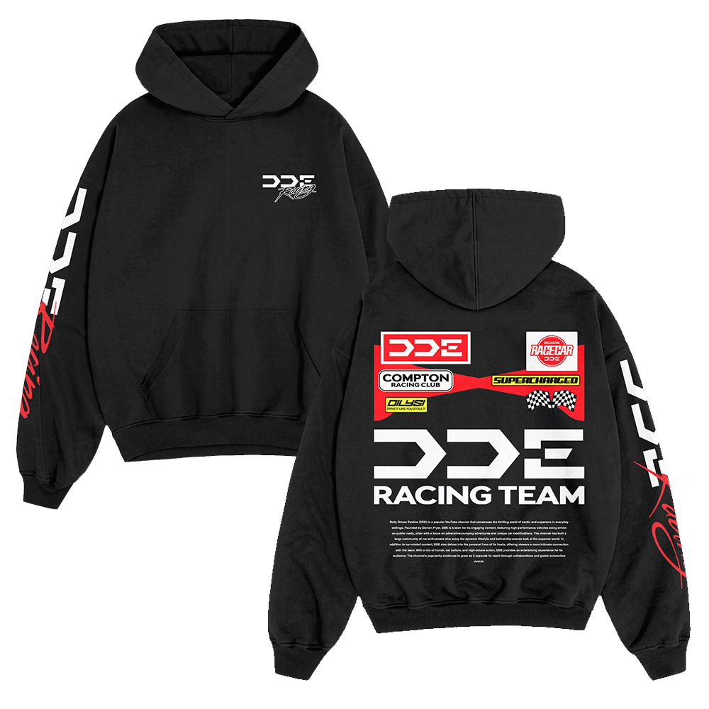 DDE Merch DDE Racing Team Hoodie Father's Day Gifts For Racing Fans Gift for Dad - Thriftgiftshop