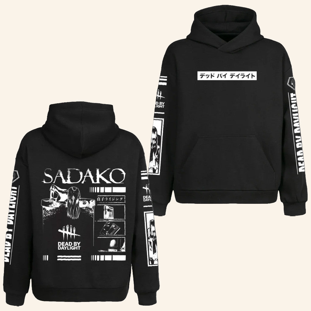 Dead By Daylight Merch Sadako Retro Hoodie Unique Gifts For Boyfriend - Thriftgiftshop