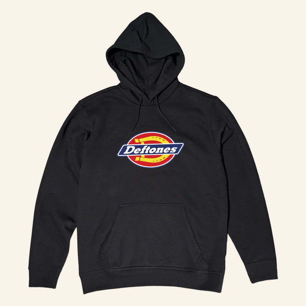 Deftones Dickies Merch Deftones x Dickies Black Hoodie Christmas Gifts For Husband - Thriftgiftshop
