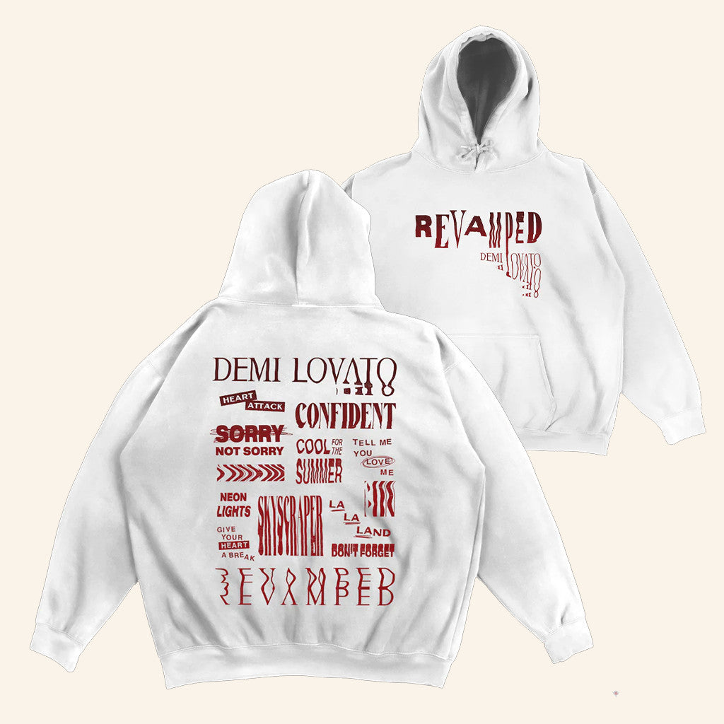 Demi Lovato Merch Revamped Tracklist Hoodie Cool Gifts For Music Lovers - Thriftgiftshop