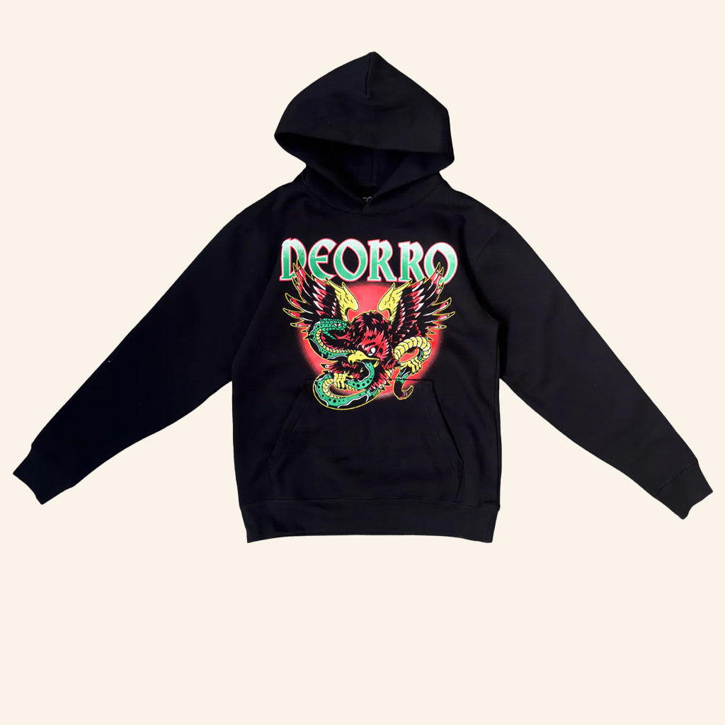 Deorro Merch Bandera Deorro Black Hoodie Good Gifts For DJ Fans - Thriftgiftshop