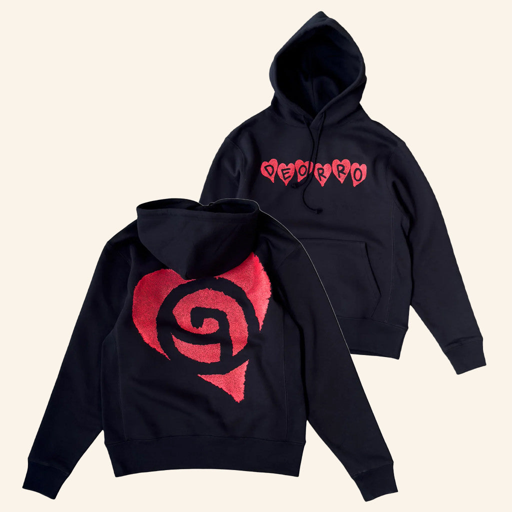 Deorro Merch De Todo Corazon Deorro Black Hoodie Gifts For Sister - Thriftgiftshop
