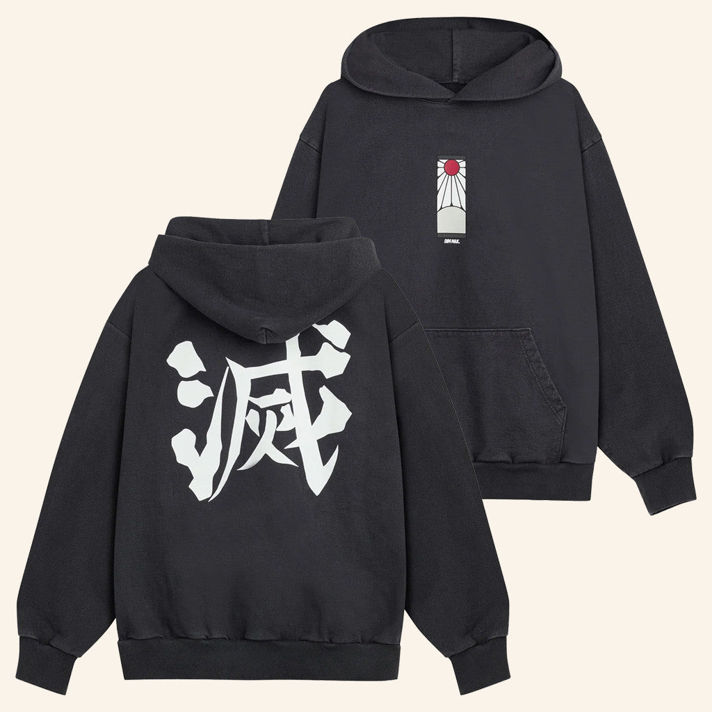 Dim Mak x Demon Slayer Merch Heirloom Night Hoodie Unique Birthday Gift For Him - Thriftgiftshop