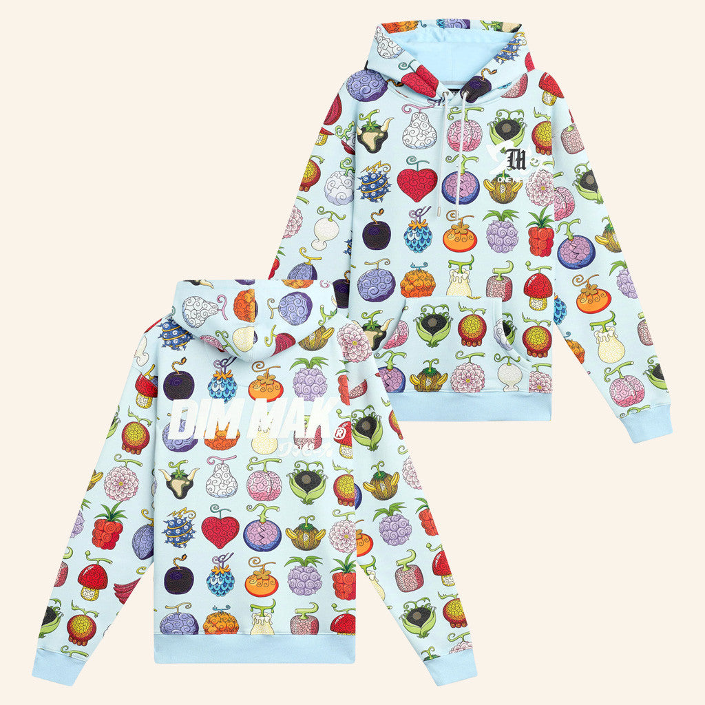 Dim Mak x One Piece Merch Devil Fruit Hoodie Best Gifts For One Piece Fans - Thriftgiftshop