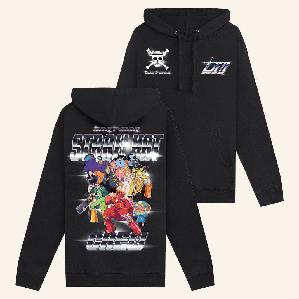 Dim Mak x One Piece Merch Straw Hat Graphic Hoodie Best Gifts For One Piece Fans - Thriftgiftshop